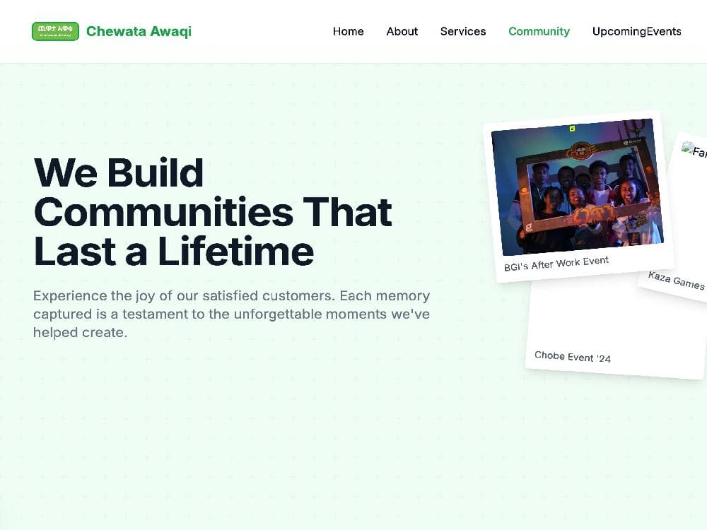 Chewata Awaqi Website preview